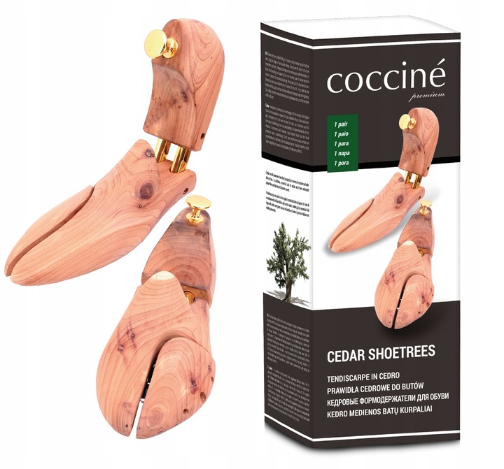 PRAWIDŁA CEDROWE 37-38 NATURALNE DREWNIANE DO BUTÓW