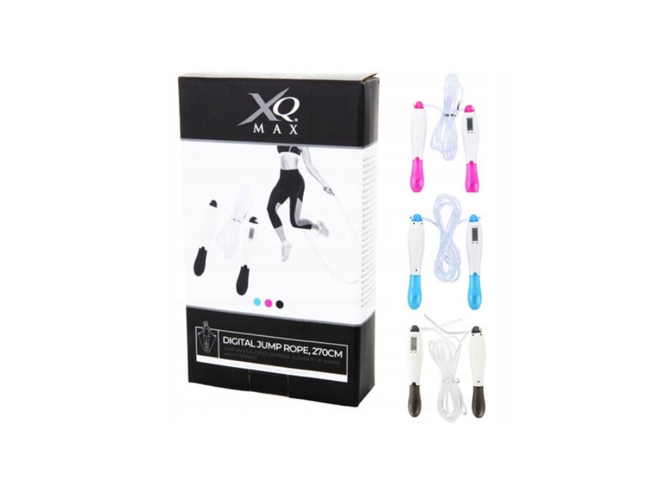 Skakanka elektroniczna Xq Max 275 cm Licznik Fitness Cardio Trening d