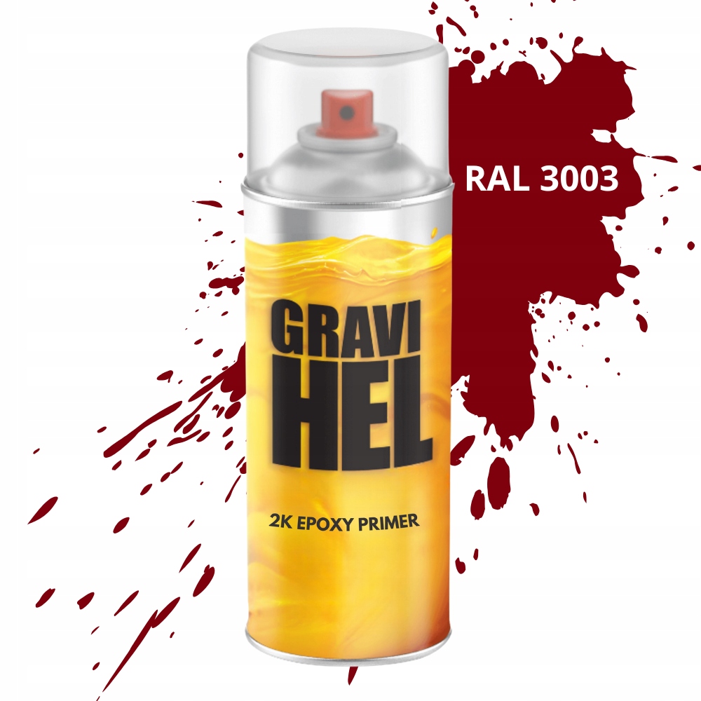 Ral 3003 2K Podkład Epoksydowy Antykorozyjny Do Stali Farba Spray 400ML