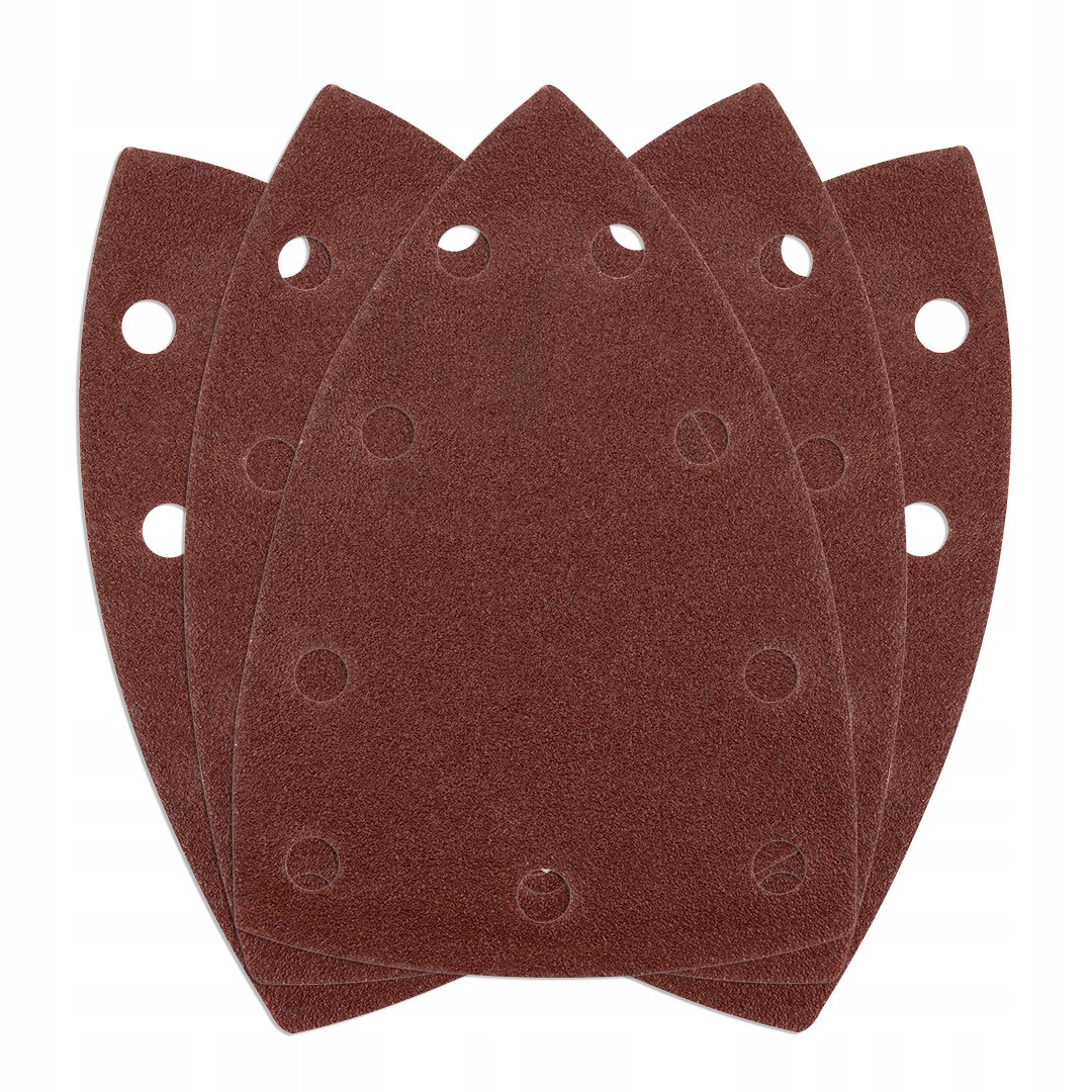 Papiery ścierne na rzep żelazko 100x147mm P120 5 szt z 9 otworami do 04-623
