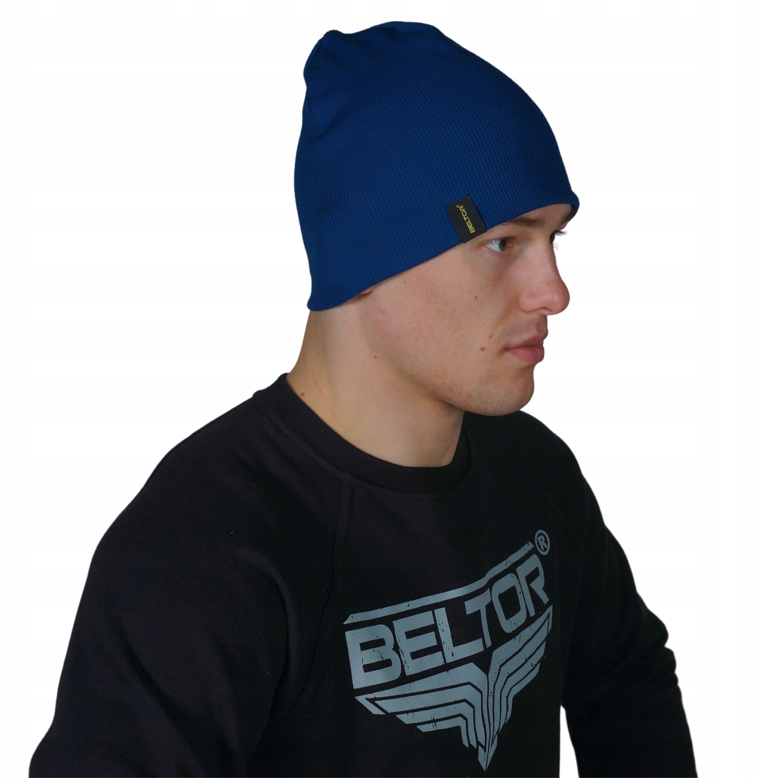 BELTOR CZAPKA ZIMOWA 01 / WINTER CAP 01 NIEBIESKA BLUE Kolekcja Winter