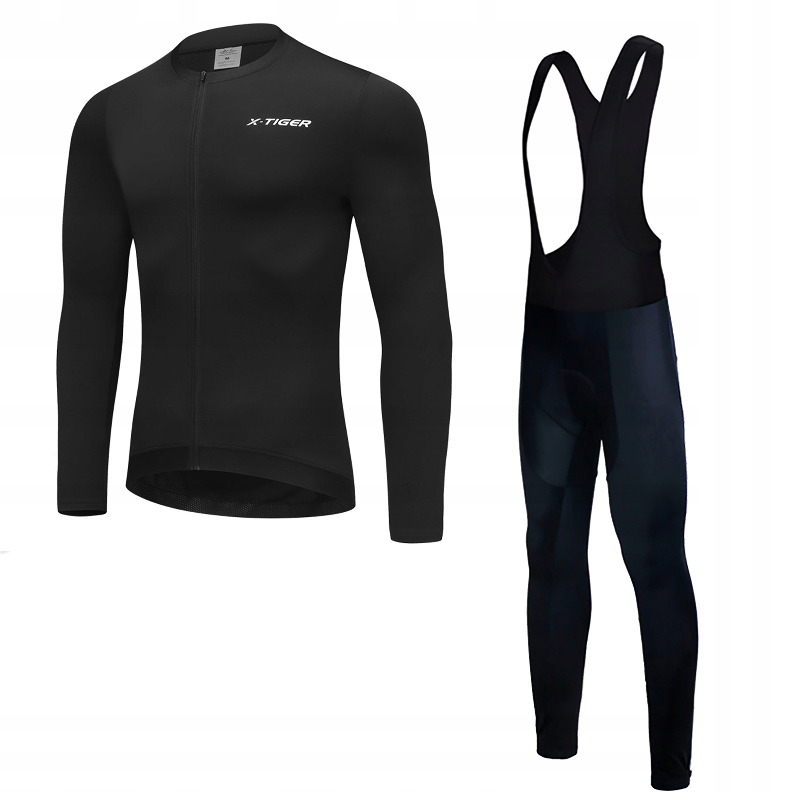 X-tiger Strój Rowerowy Komplet Kolarski Zestaw Bluza Leginsy Termo S