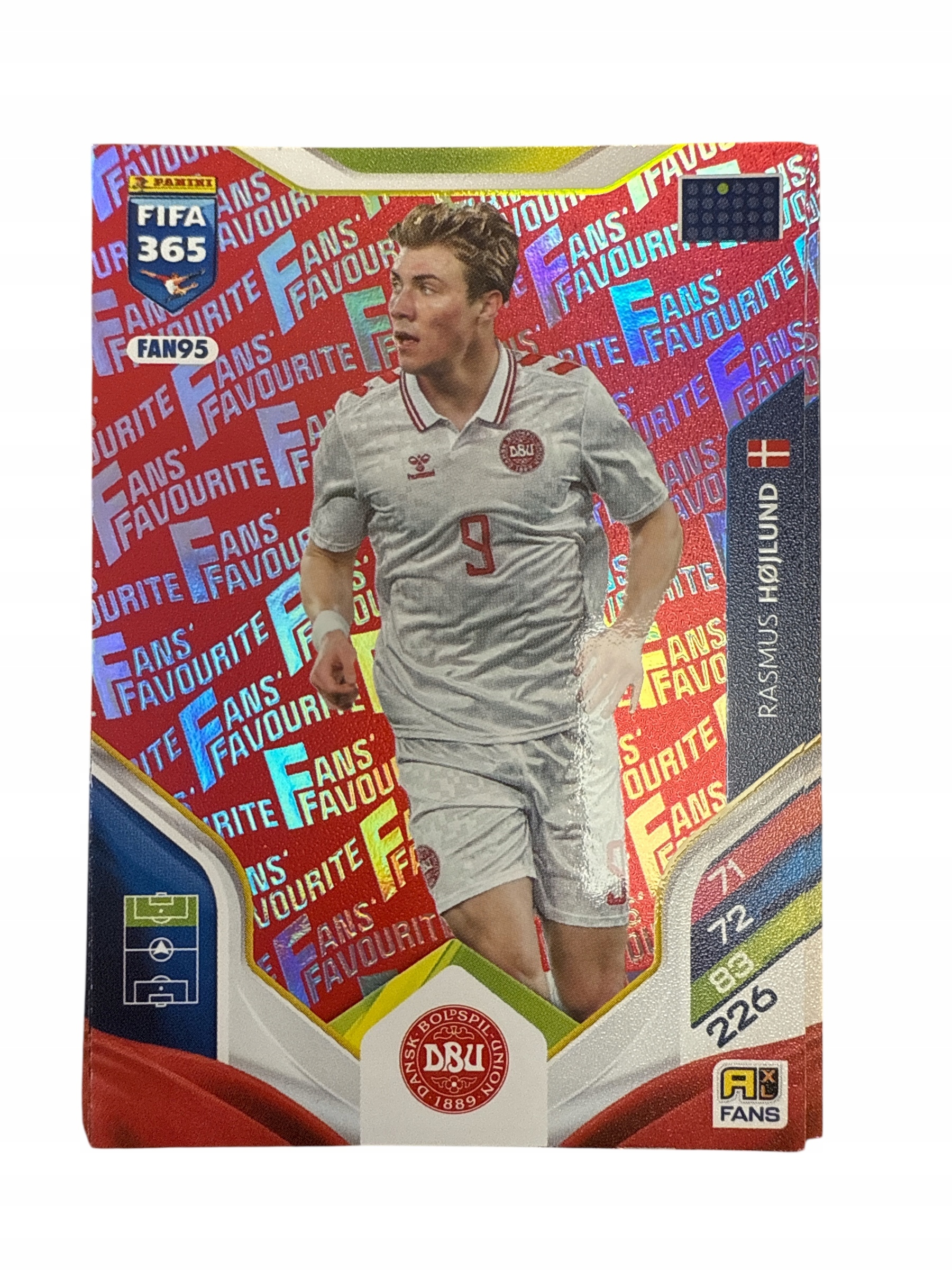 Fifa 365 2026 Adrenalyn XL Panini Fans FAN95 Hojlund czerwona red