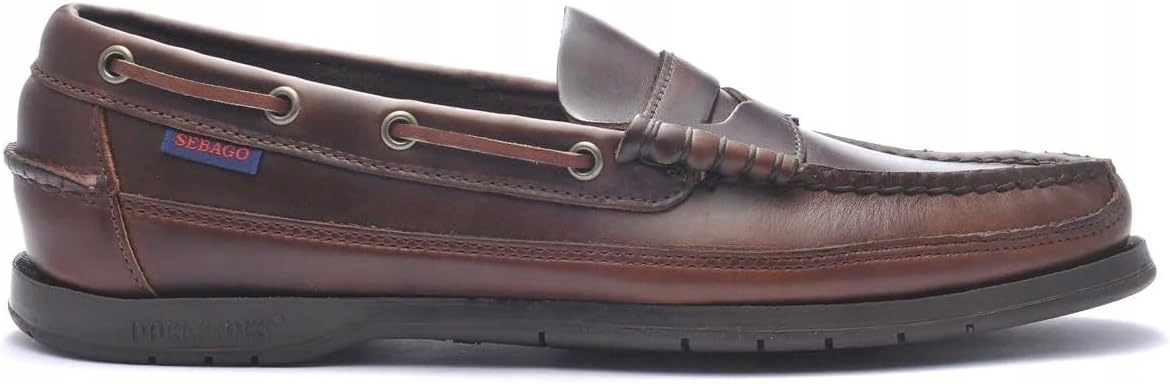 Sebago Kožené Mokasíny Pánské Hnědé Nazouvací 44 Jog