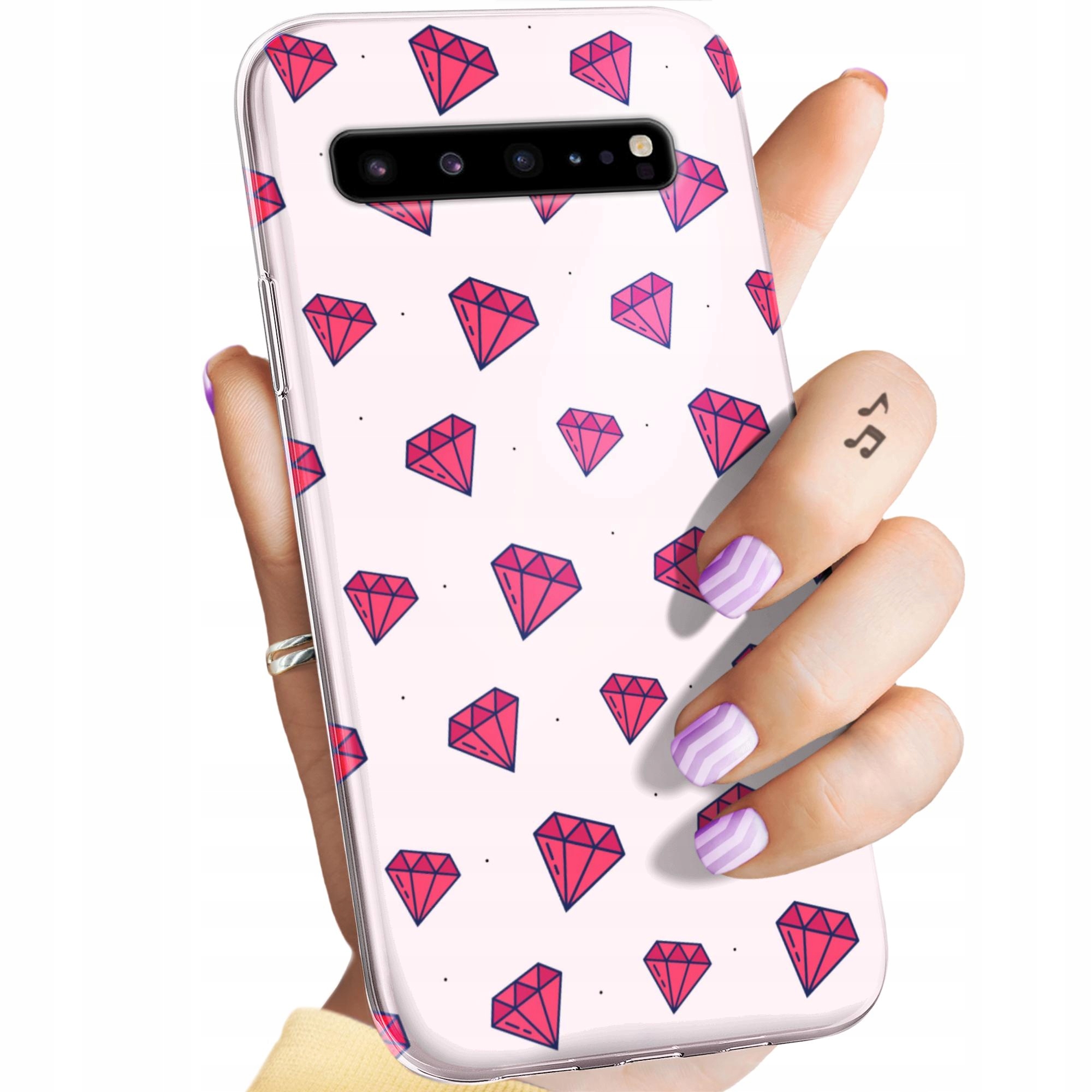 Etui Do Samsung Galaxy S10 5G Cyrkonie Diamenty Kryształy Obudowa