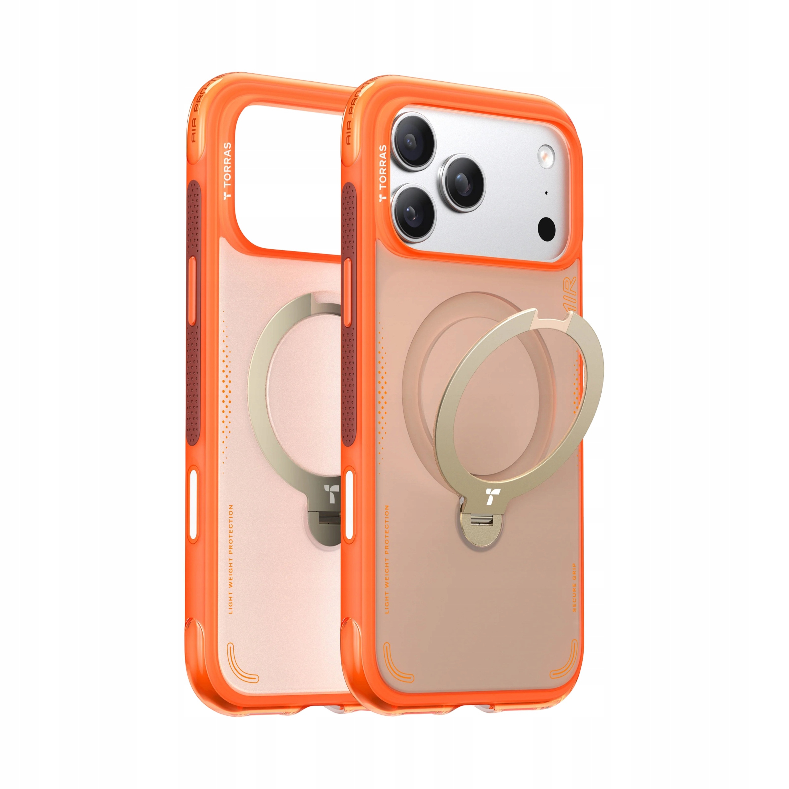 Etui do iPhone 17 Pro Torras Ostand Q3 Air MagSafe z Podstawką