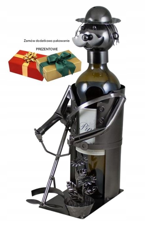 Stojan na láhev na alkohol „Zahradník“ Wine botel holder W84