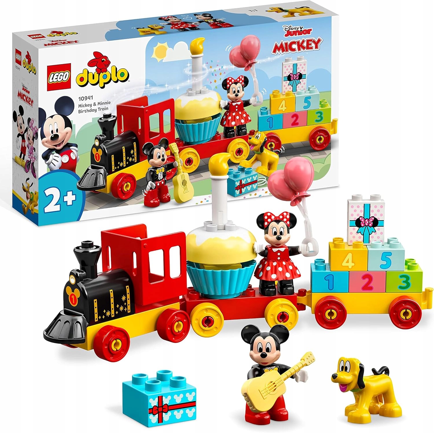 Lego Duplo Disney Narozeninový vláček Mickey Minnie Pluto 2 roky 22 stavebnice