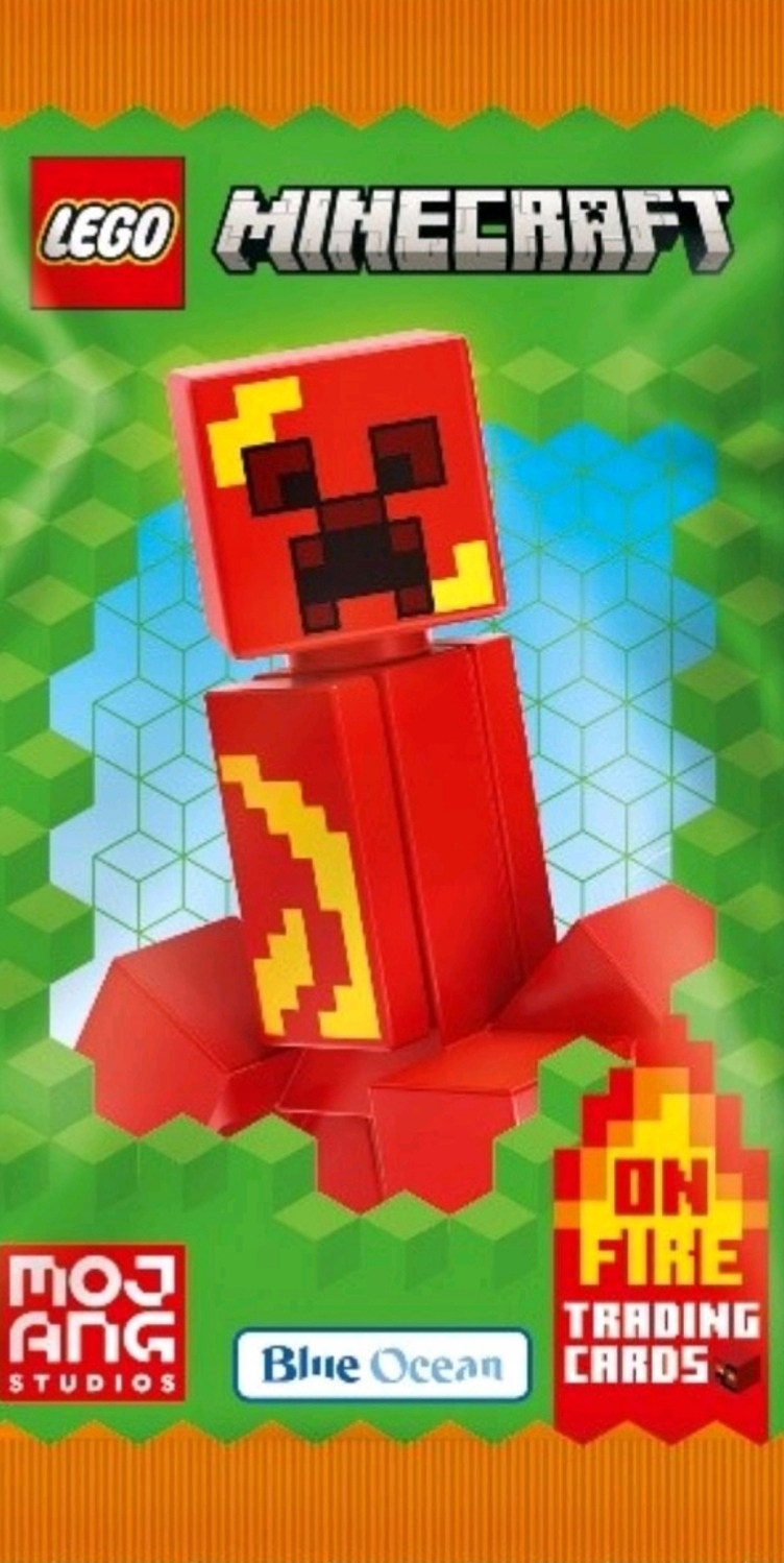Karty Lego Minecraft 2026 Tcc seria 3 One Fire saszetka z kartami 1 2026