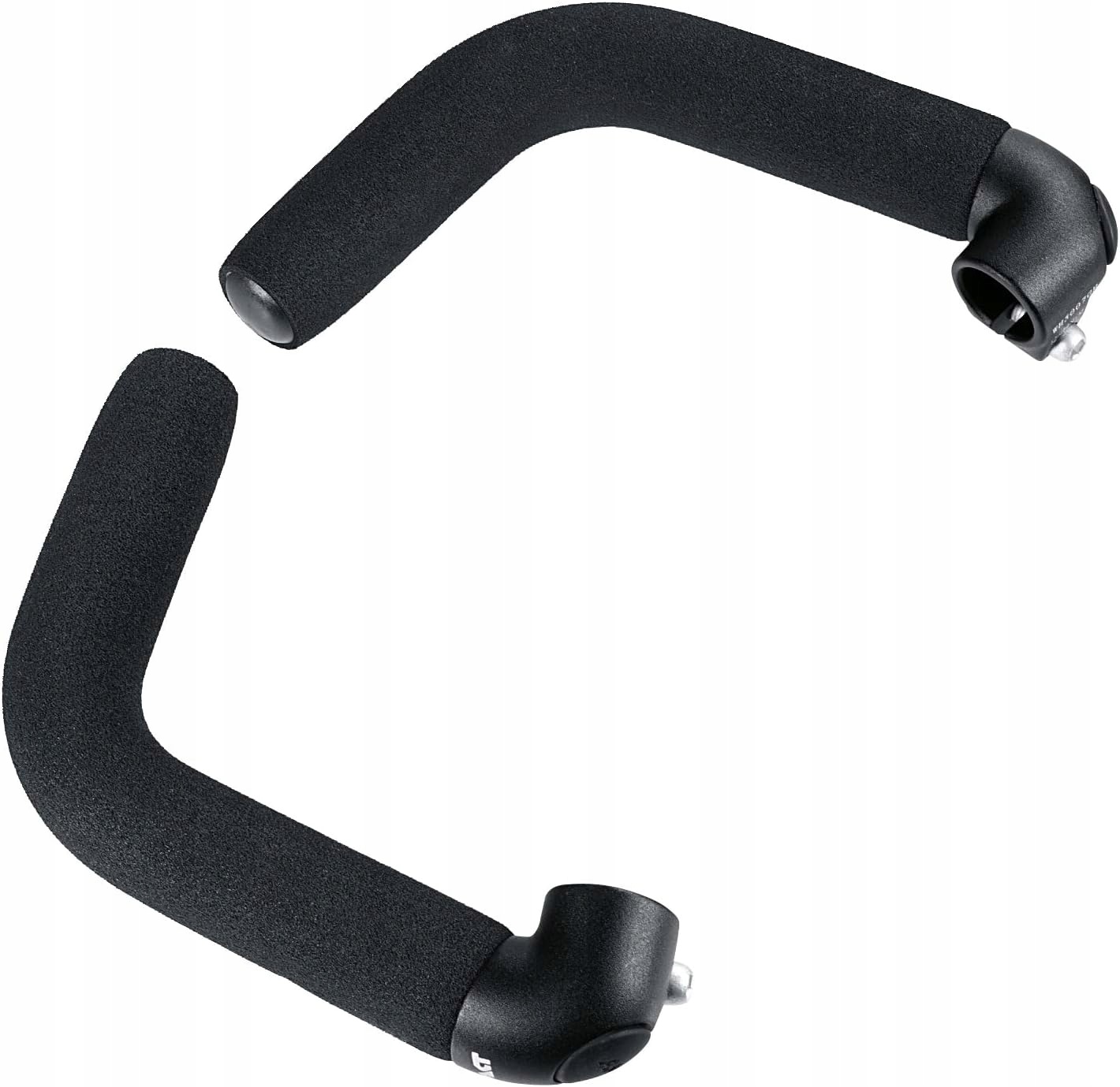 Rogi rowerowe Ergotec Touring L Bar Ends 22 mm czarne 2 szt.