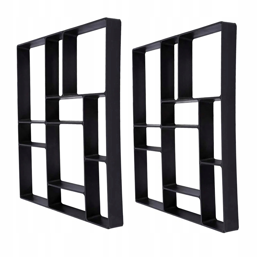 Forma Na Dlažební Kostky 2 Ks 45X40 CM Pro Zahradu A Terasu, Plastová