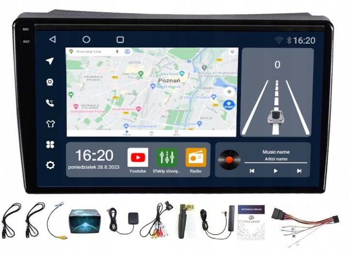 Rádio Android Navigácia Opel Vivaro 2006-2010 Carplay Wifi 8/256GB Sim