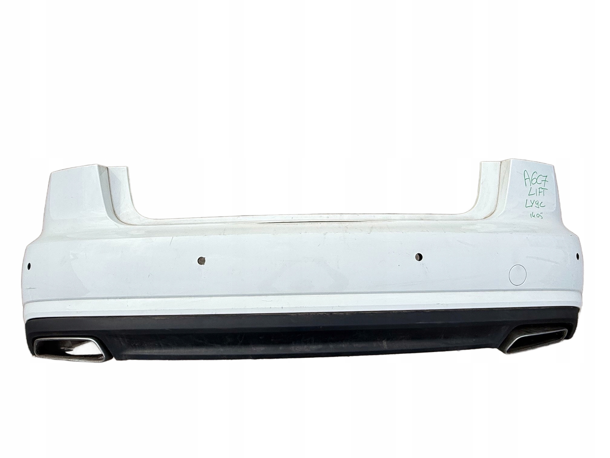 AUDI A6 C7 LIFT sedan LY9C bumper rear part 4 PDC