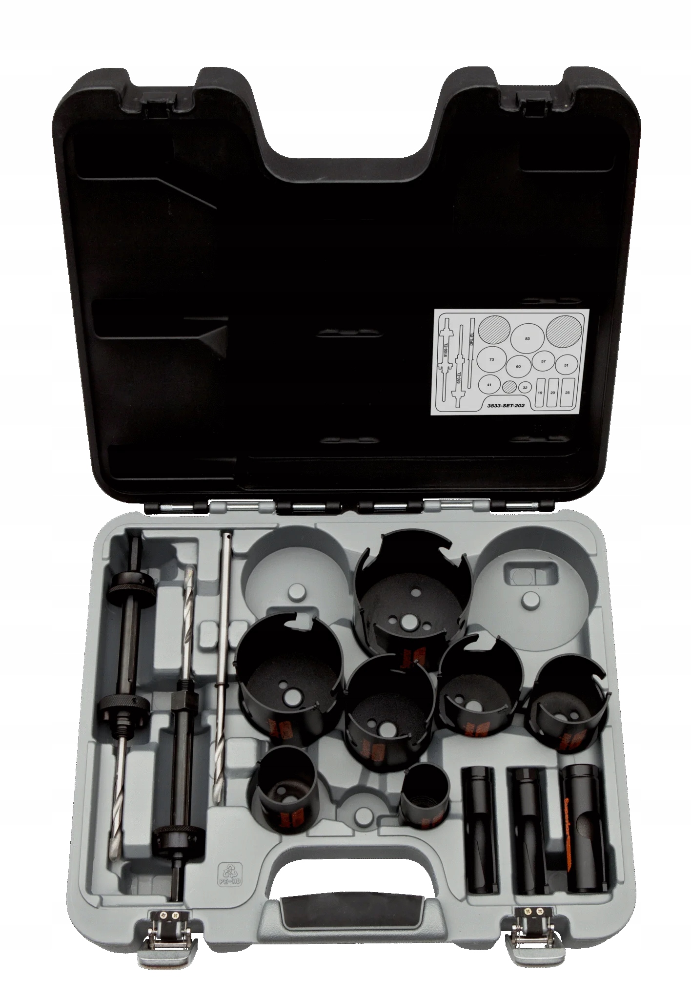 Zestaw otwornic Multi-Construction Superior - 14 elementów, waga 4.1 kg BAH