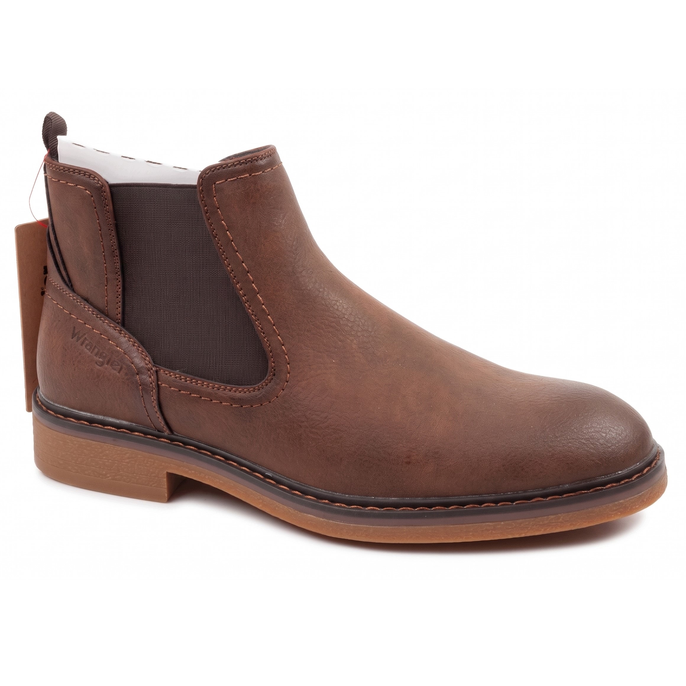 Pánské kozačky kotníkové boty Wrangler Toby vel.42, elegantní módní nazouvací boty