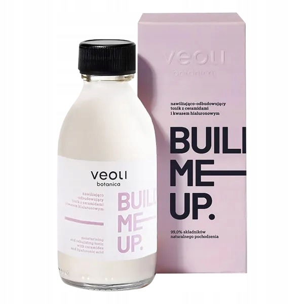 Veoli Botanica Build Me Up, hydratační a obnovující tonikum s ceramidy a k
