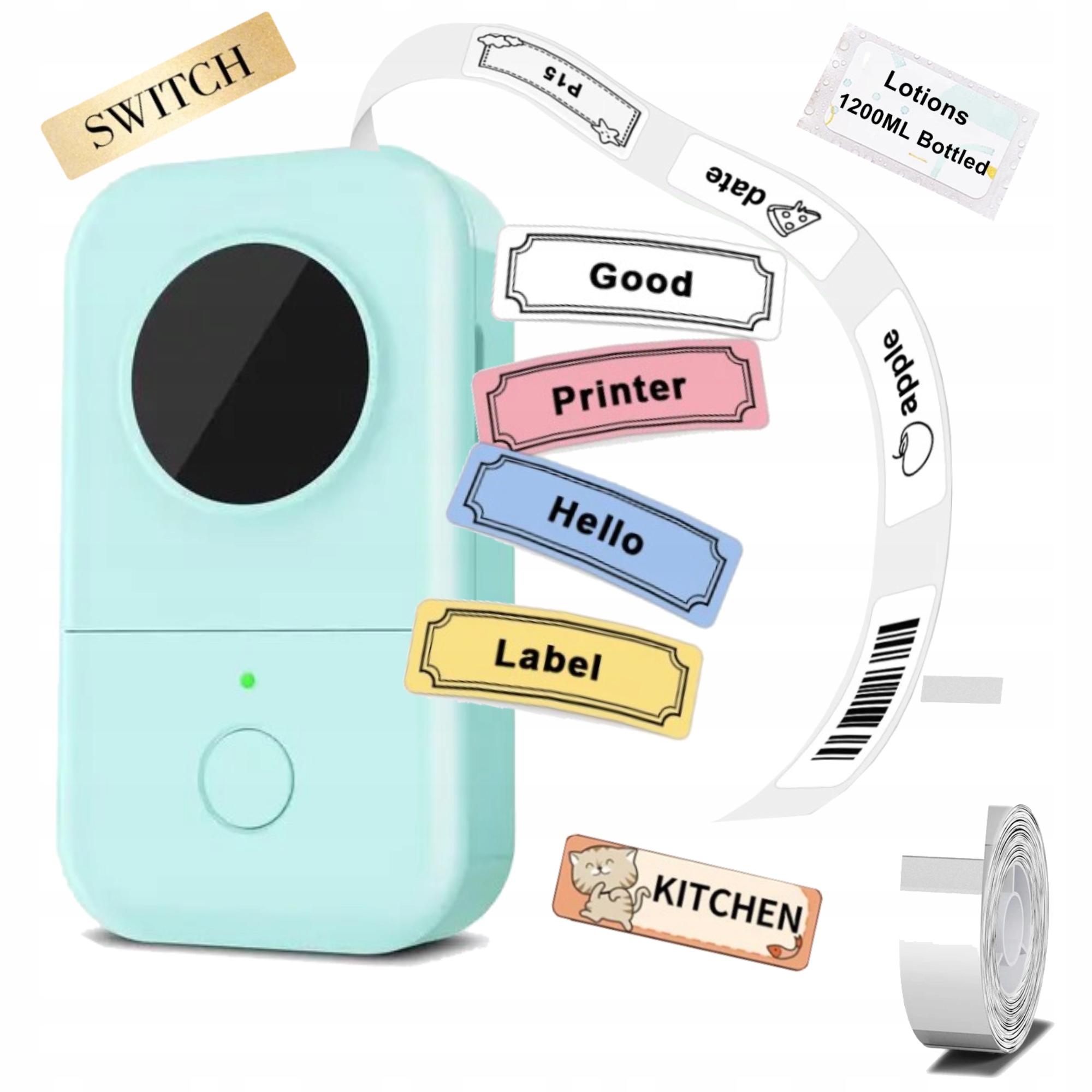 Termotiskárna samolepících štítků s páskou Phomemo D30 Bluetooth