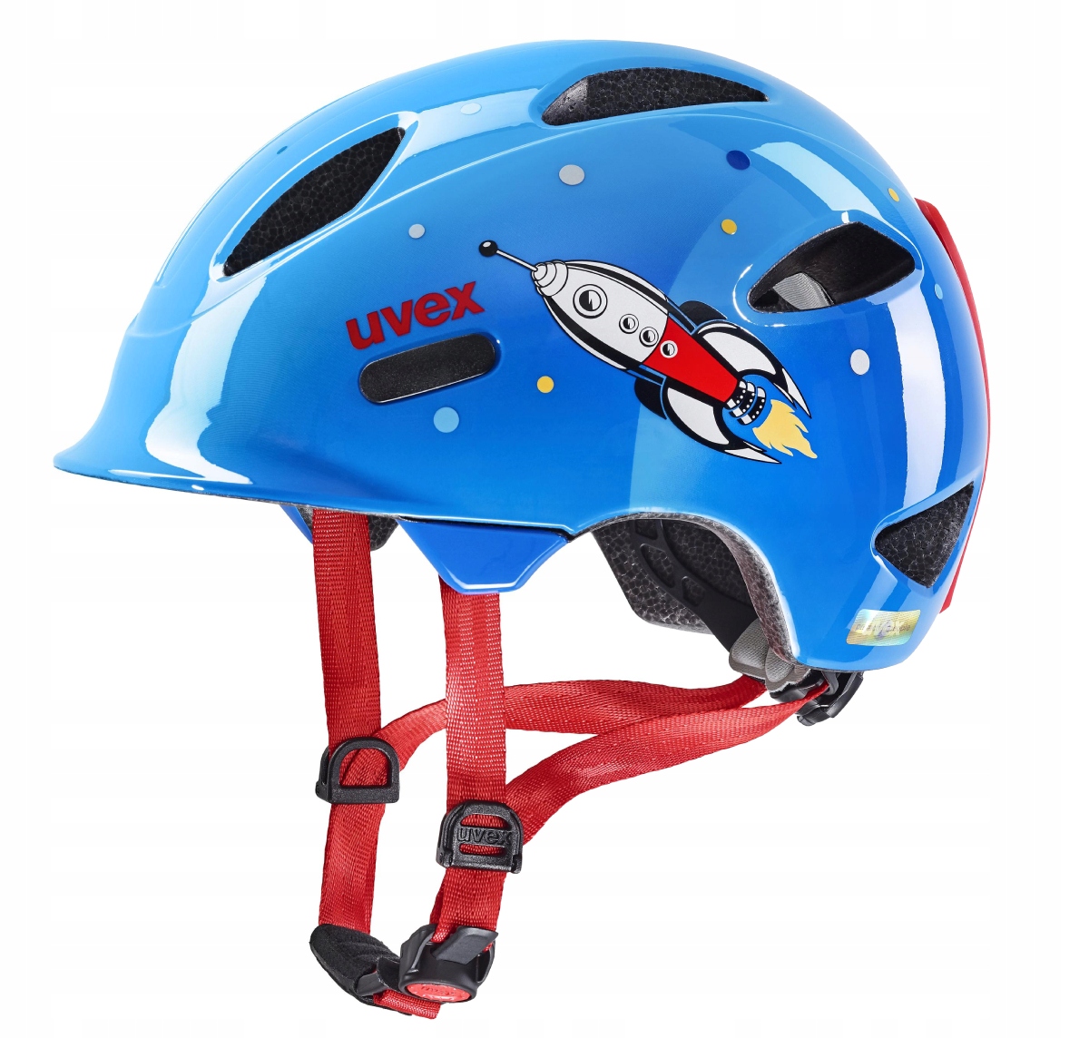 Kask rowerowy dziecięcy Uvex oyo style blue rocket