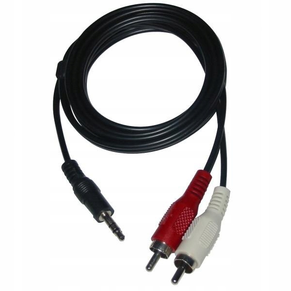 Przewód Lama Plus minijack (3,5 mm) 2x Rca (cinch)
