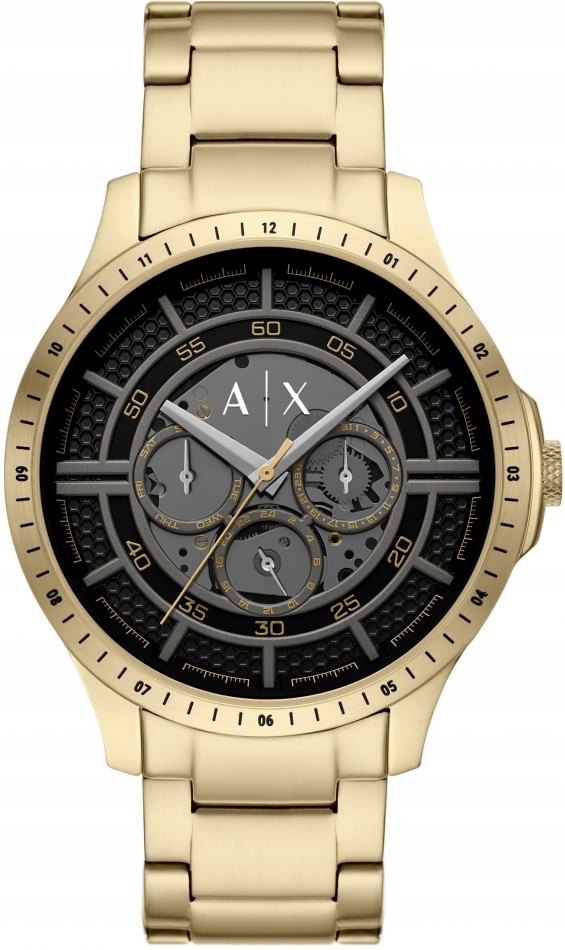 Pánské módní zlaté hodinky Armani Exchange AX2461