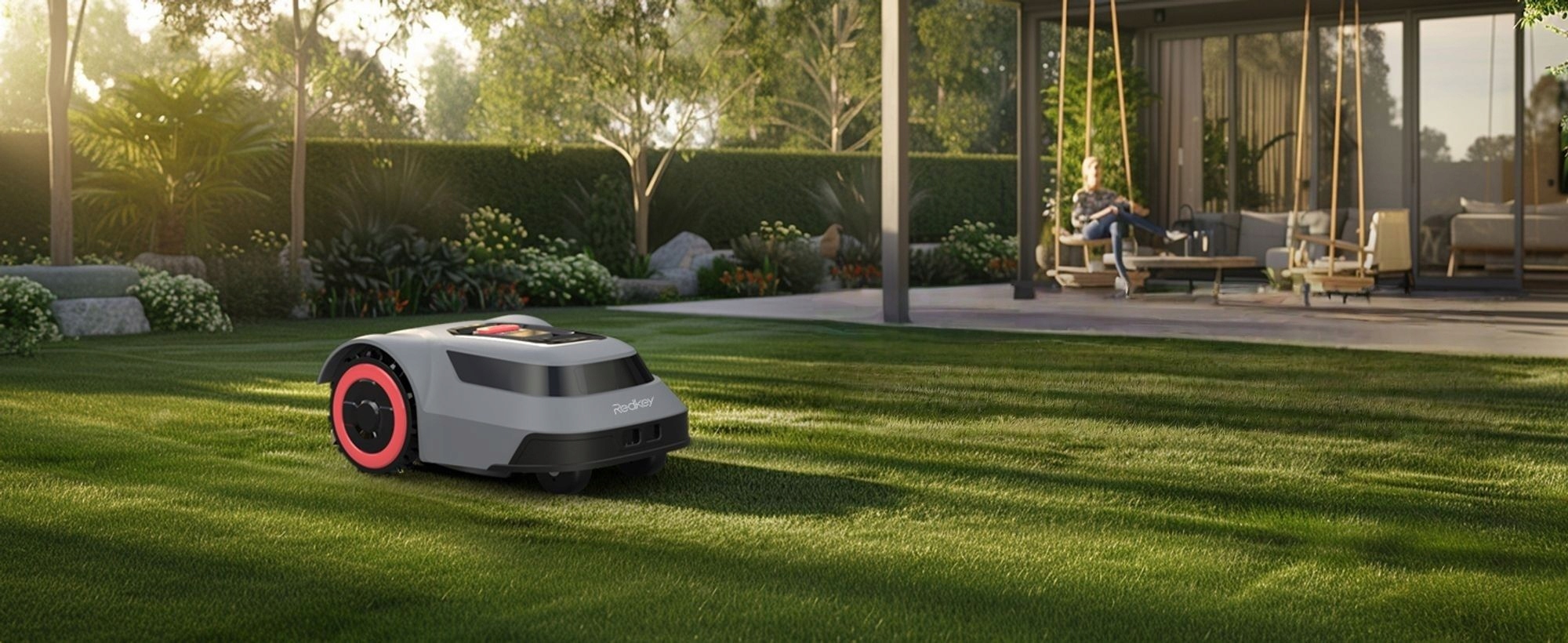 Robot Koszący Kosiarka automatyczna Redkey MGC500 Aplikacja BT Wi-Fi 800M2 Średni czas pracy 70 min