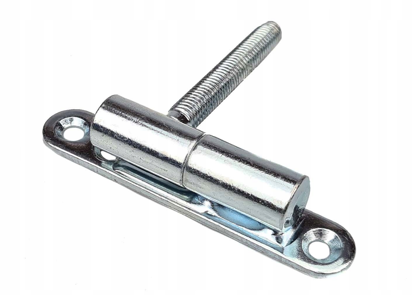 ZAWIAS DRZWIOWY PRZYKRĘCANO WKRĘCANY Z BLASZKĄ OCYNK SREBRNY Kod producenta ZAWIAS DRZWIOWY PW OC SREBRNY