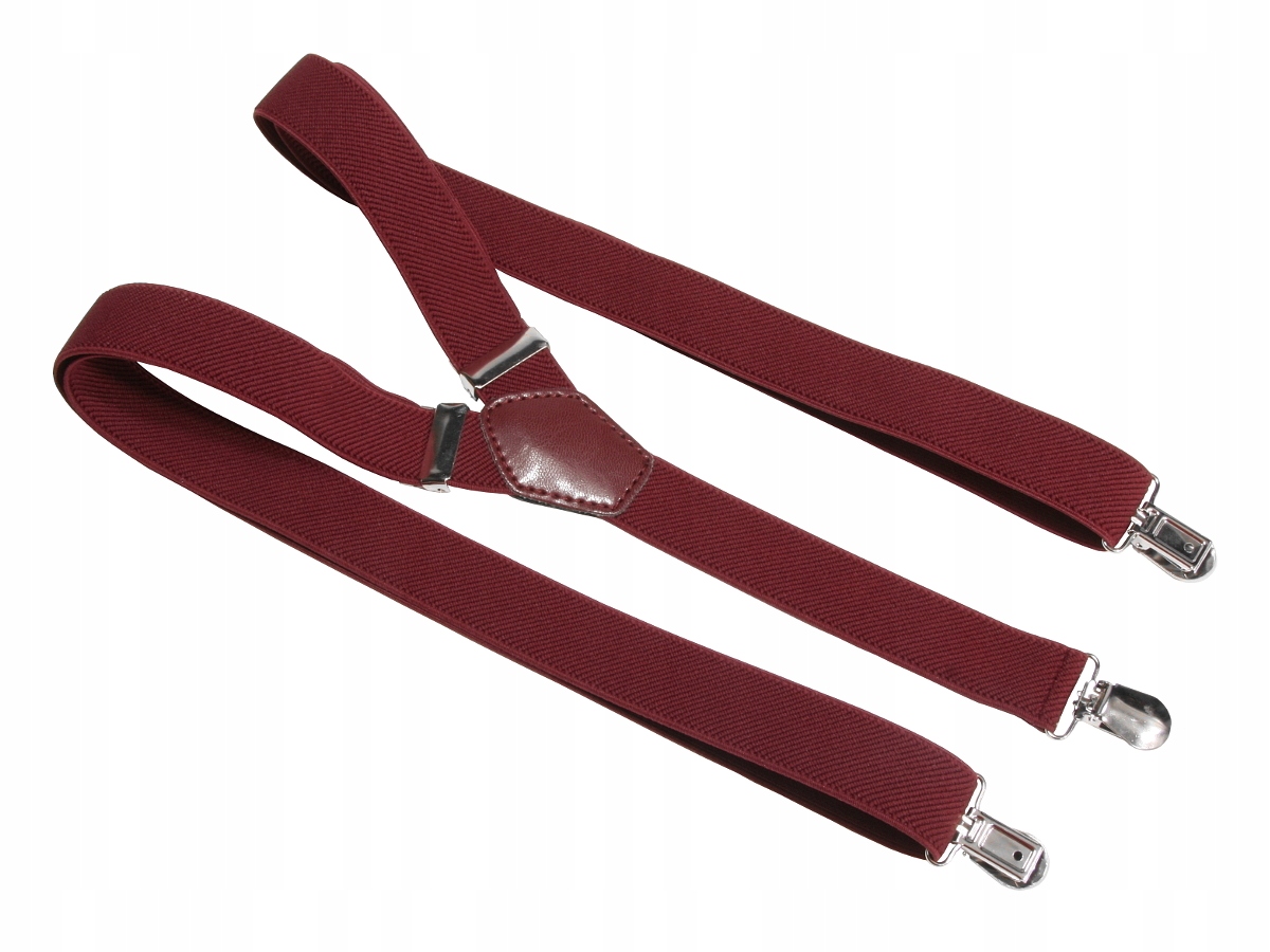 SZELKI DO SPODNI 2,5 cm - BORDOWE