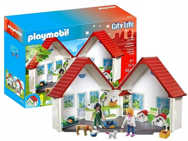 PLAYMOBIL 71396 City Life Przenośny Sklep Zoologiczny