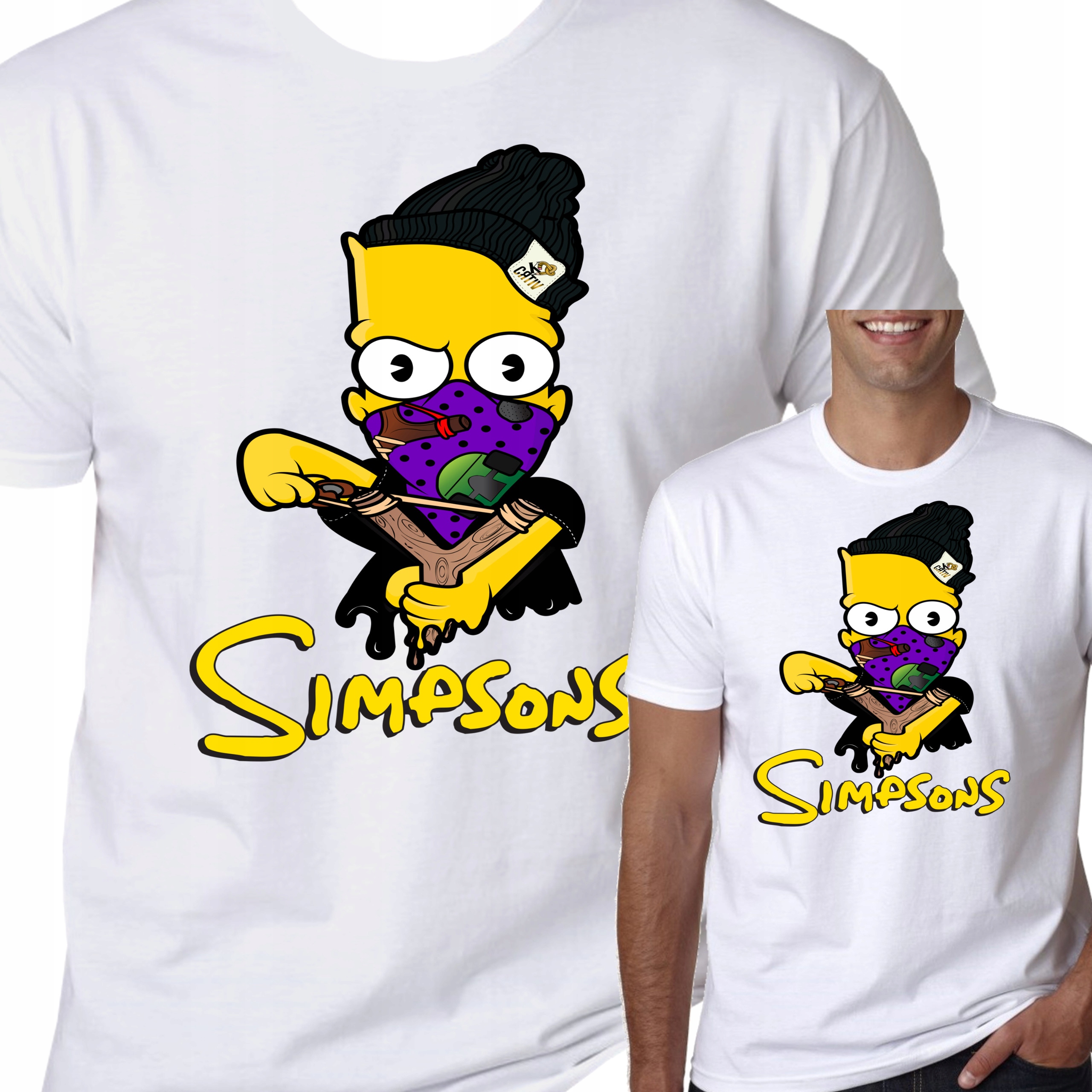 

T-Shirt Koszulka Simpsons Bart Prezent S 0575