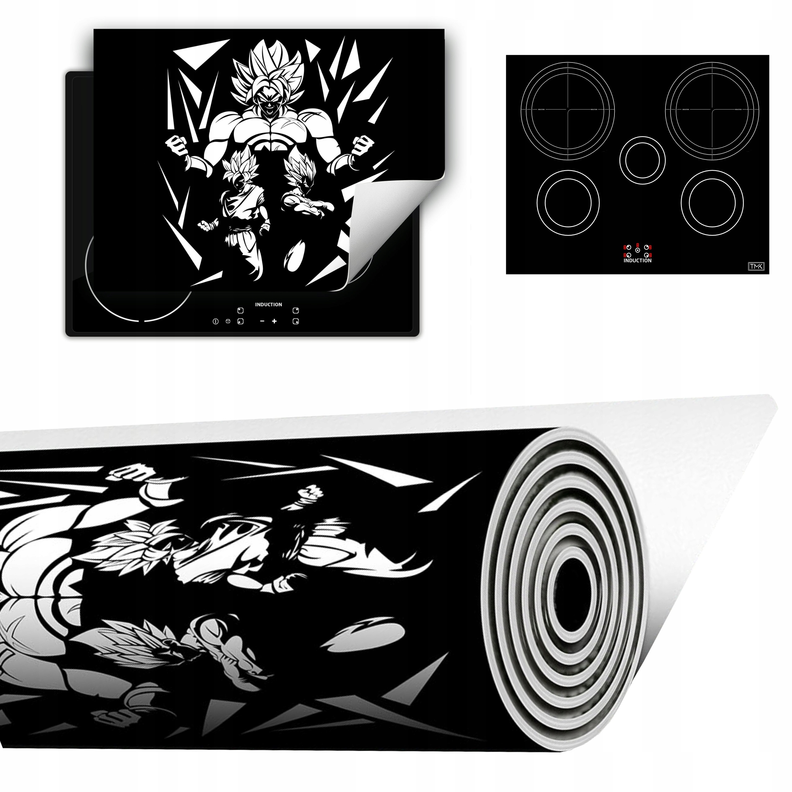 Vinylová Podložka Do Kuchyně Více Místa 70x52 černá Brolly