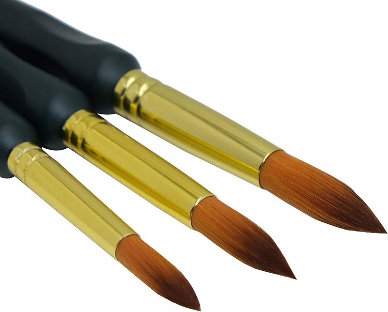 Sada štětců Meeden Mop na akvarel 3 ks Watercolor Mop Paint Brushes