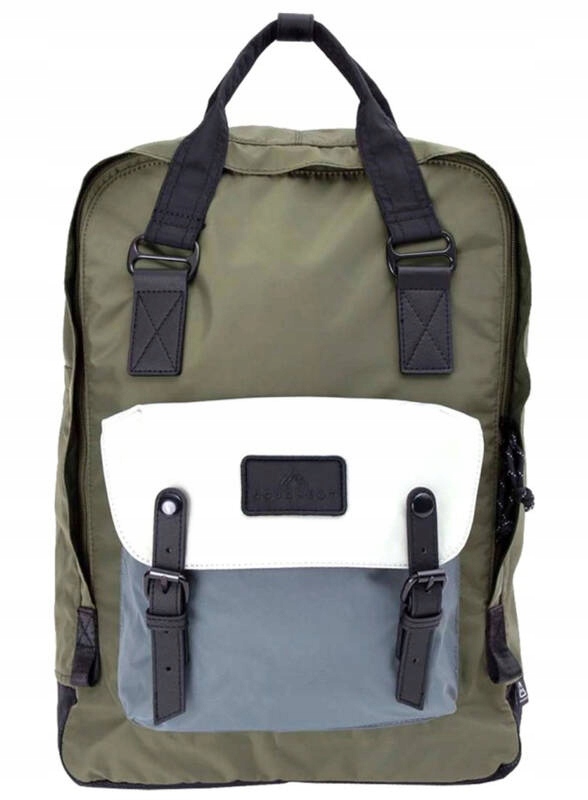 Batoh na notebook Doughnut Macaroon Go Wild army šedý