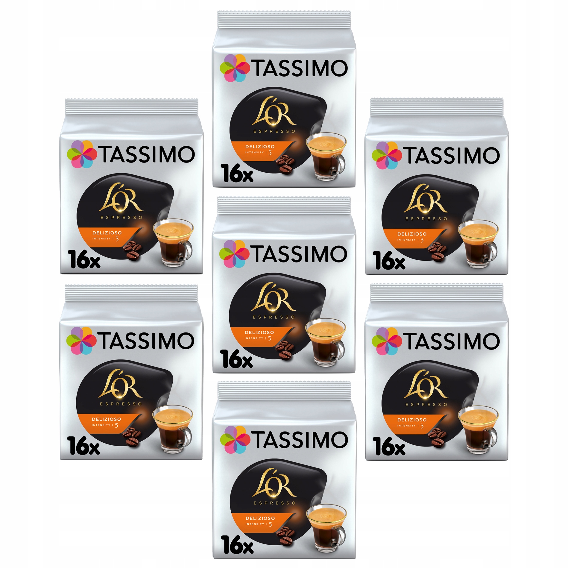 Kapsułki Tassimo L'or Espresso Delizioso [112 kaw] 6+1 opakowanie Gratis!