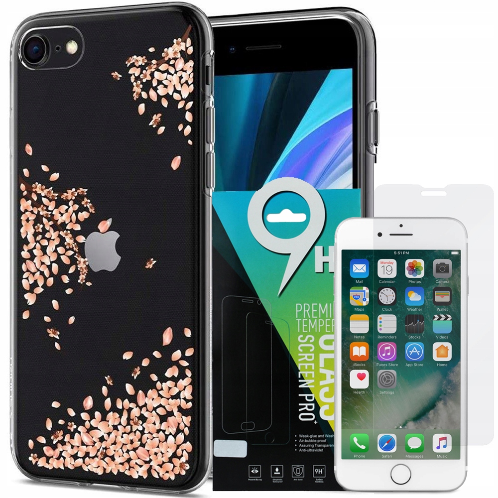 

Etui Ze Wzorem Spigen Liquid Iphone Se 2020 +szkło
