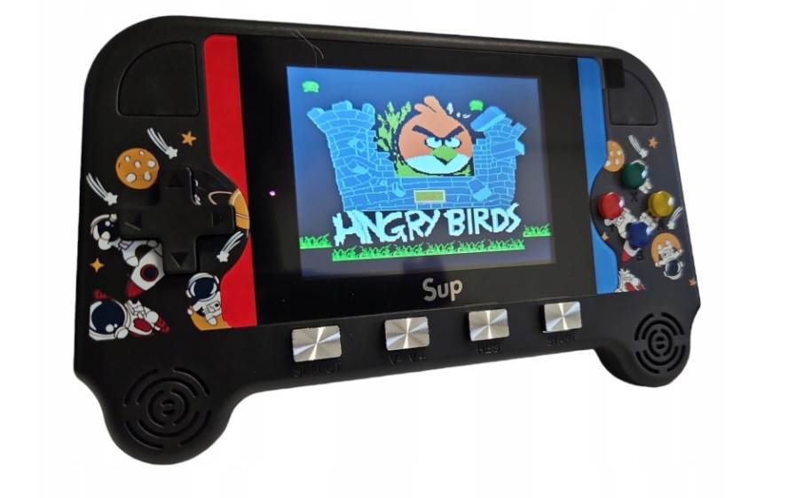 Elektronická konzole F3 Hra Mario Barva Černá