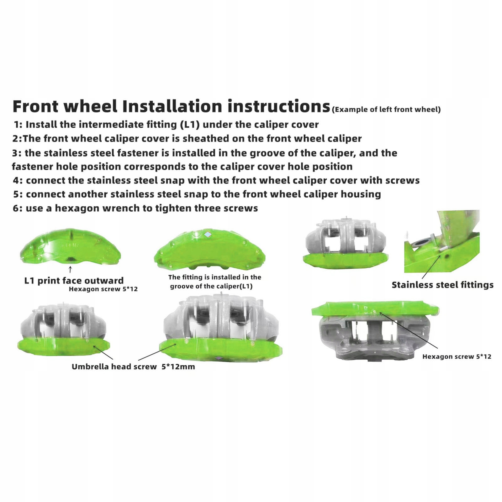 4 SZT OSŁONA ZACISKU SAMOCHODOWEGO ZE STOPU EAN (GTIN) 5074587385664