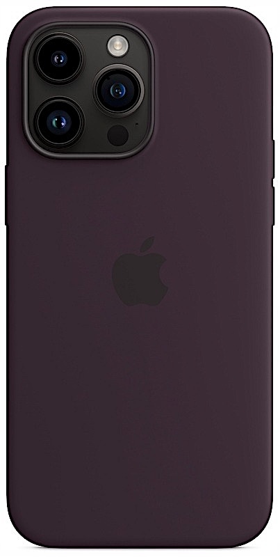 Silikonové pouzdro na iPhone 14 Pro Max Fialové Silicone Case Elderberry