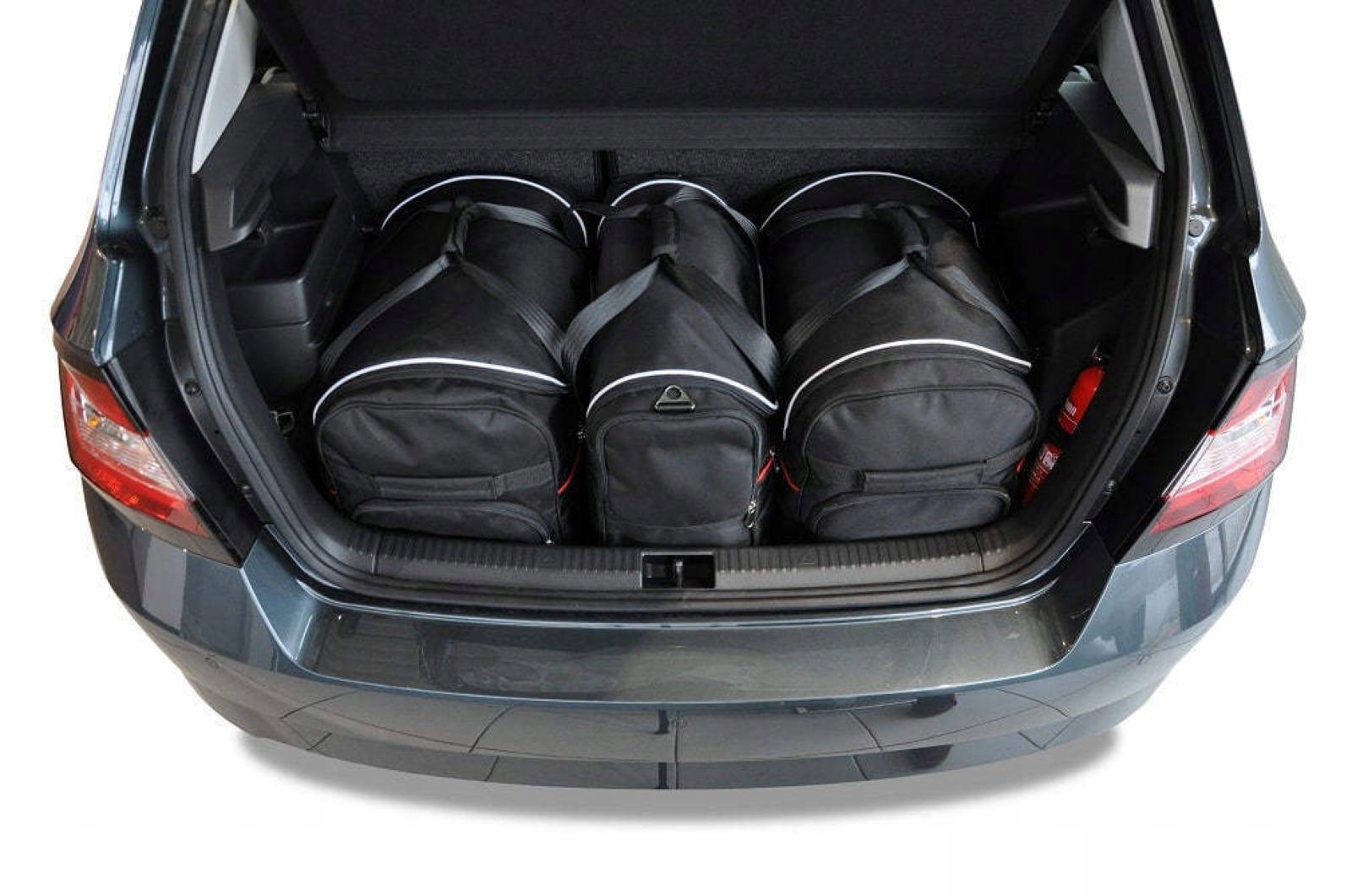 J&j Automotive Sada 3ks cestovných tašiek Aero pre Skoda Fabia Hatchback 2