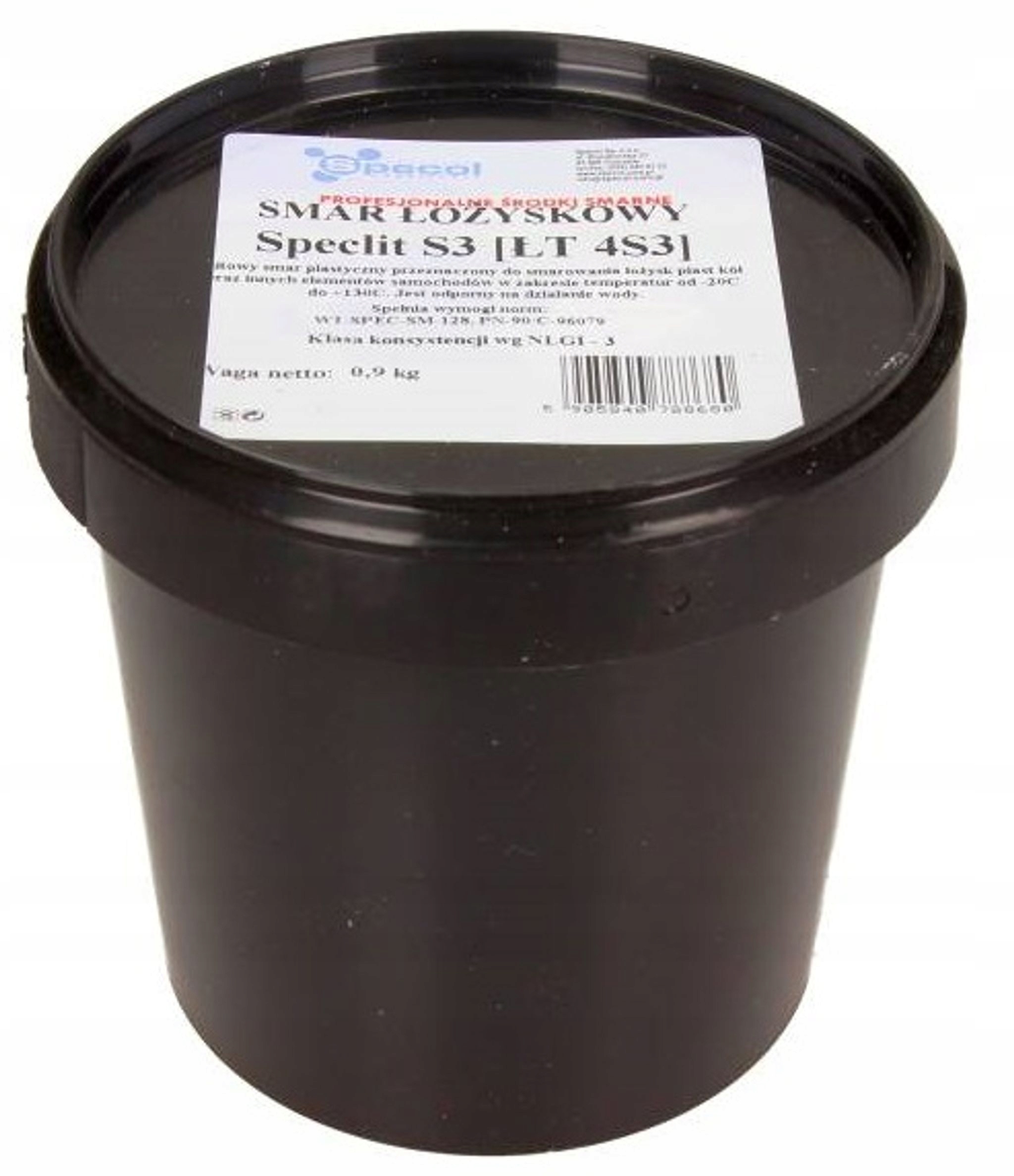 Smar Do Łożysk Łt 4S-3 Speclit S-3 900G Specol