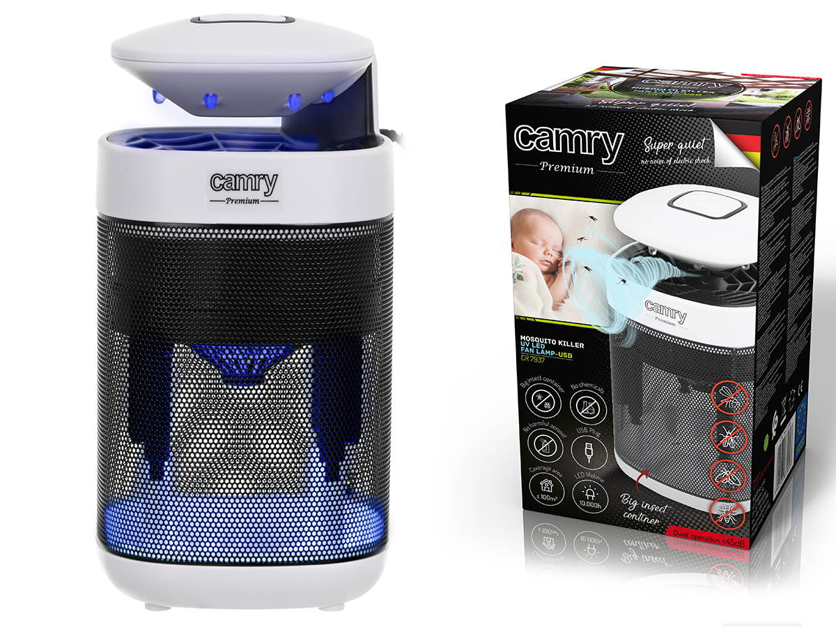 

Camry Lampa Owadobójcza Uv Wsysa Owady Komary Usb