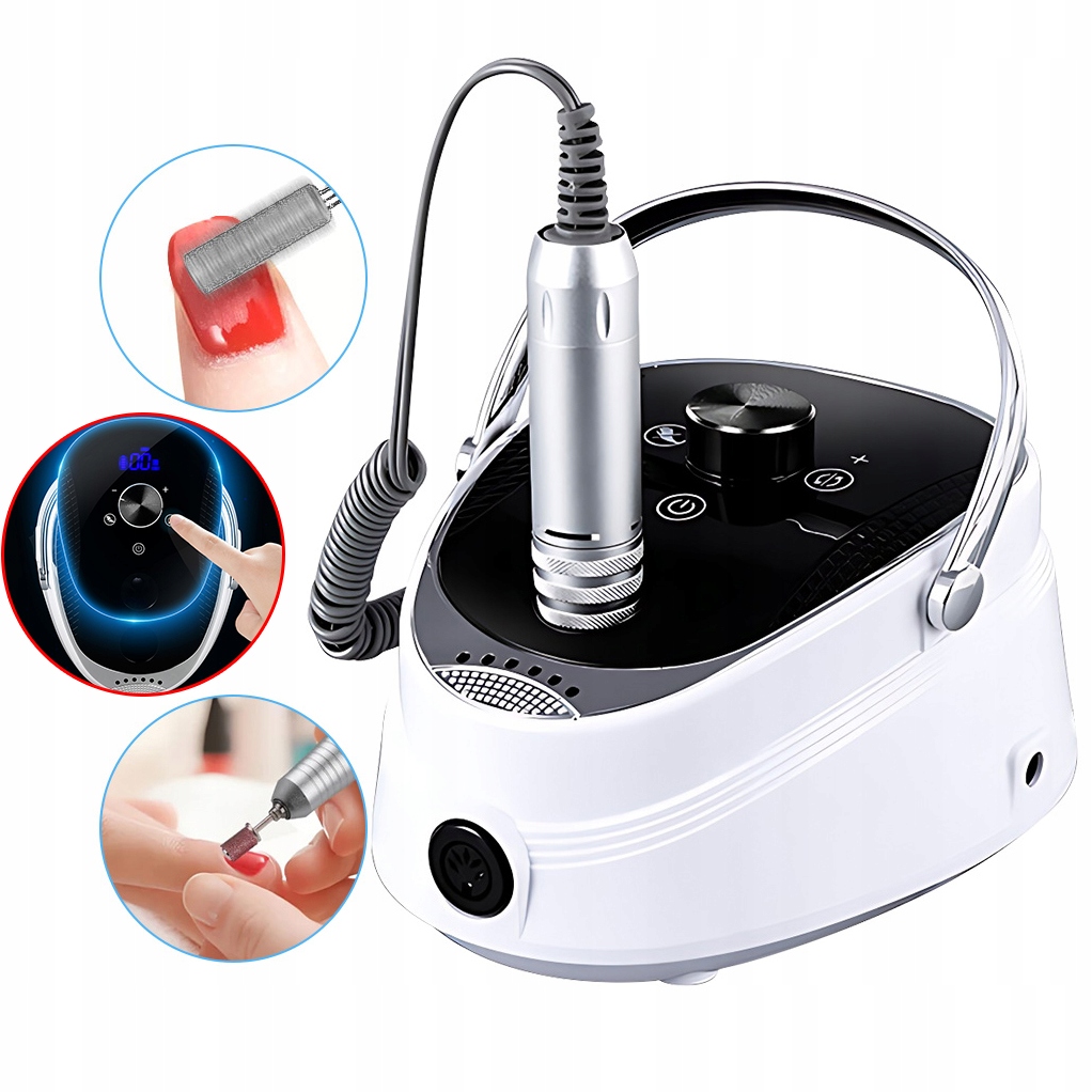 Profesionální Elektrická Gelová Leštička Na Manikúru A Pedikúru 35000 Otáček, Pedál