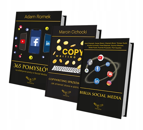 365 pomysłów + Copywriting + Biblia Social Media