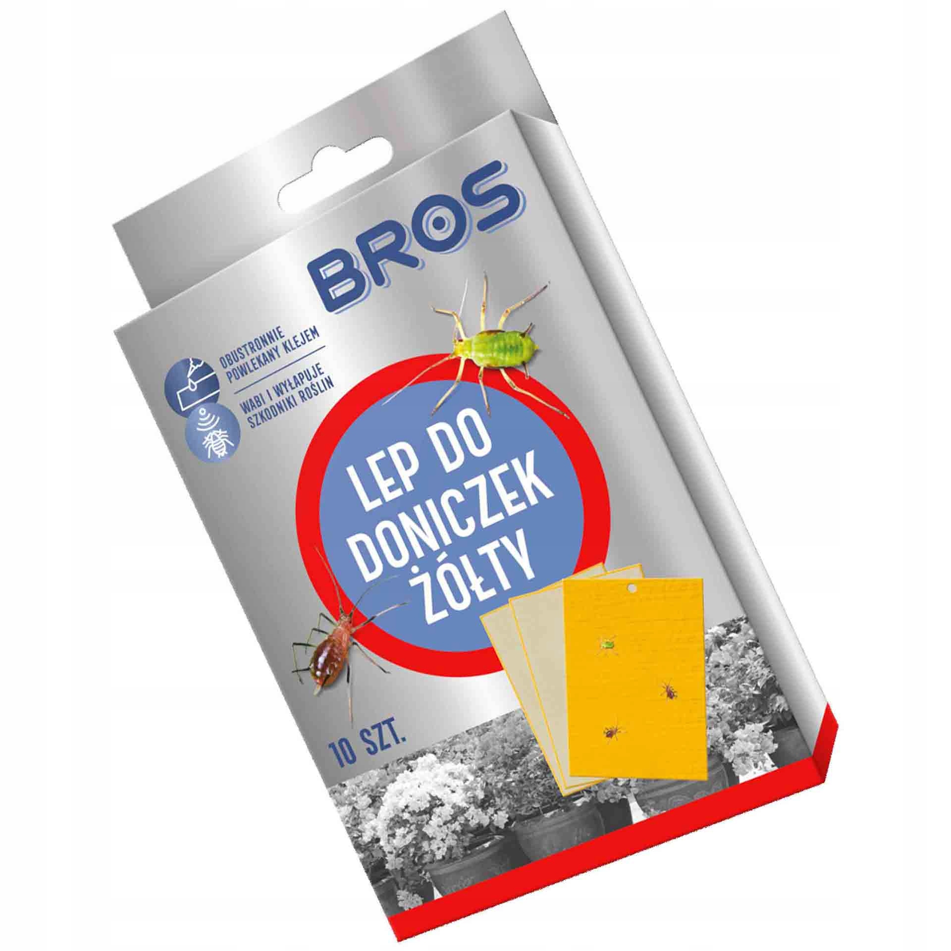 

Bros Lep Do Doniczek Żółty 10 szt.