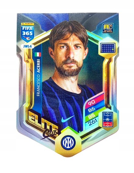 Panini Fifa 2026 Elite Cut (Die-Cut) Jewel Jwl 4 Francesco Acerbi Inter