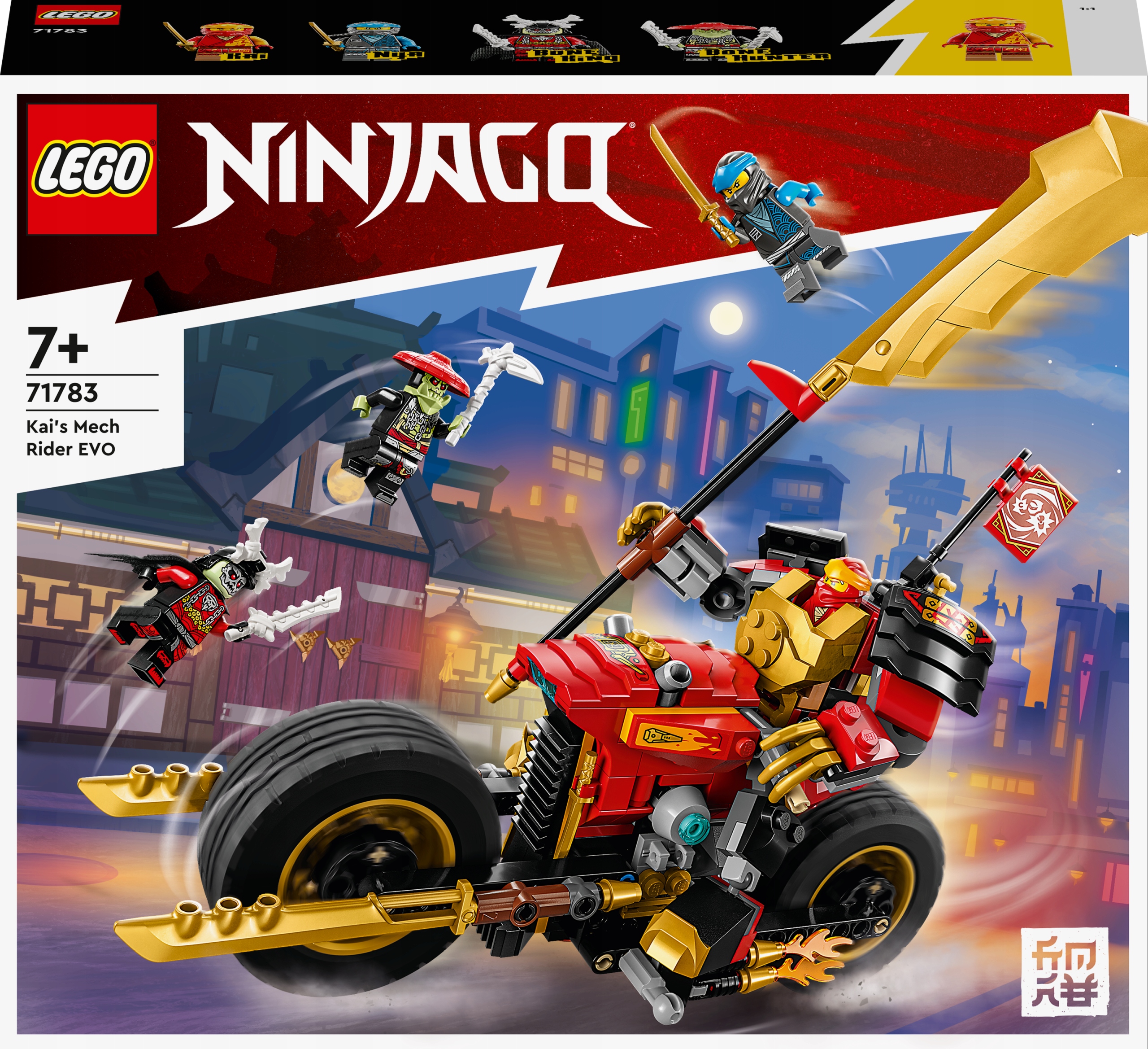 

Lego Ninjago Jeździec-Mech Kaia Evo 71783
