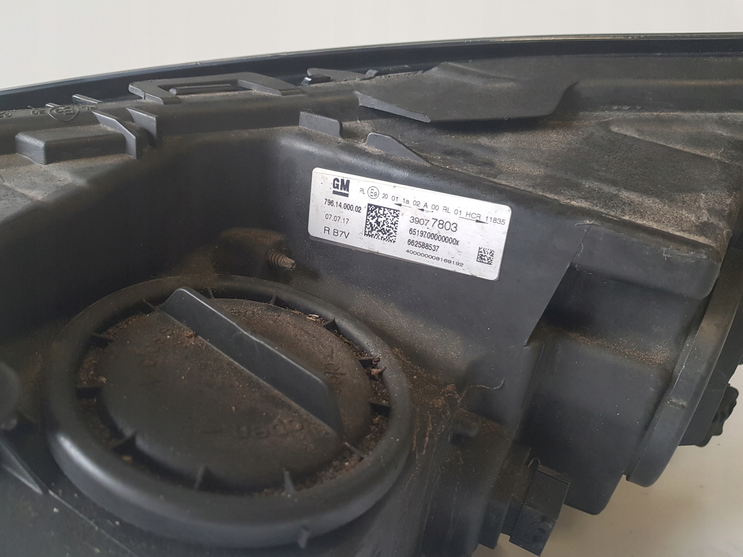OPEL ASTRA K REFLEKTOR light right front UK ZWYKLA