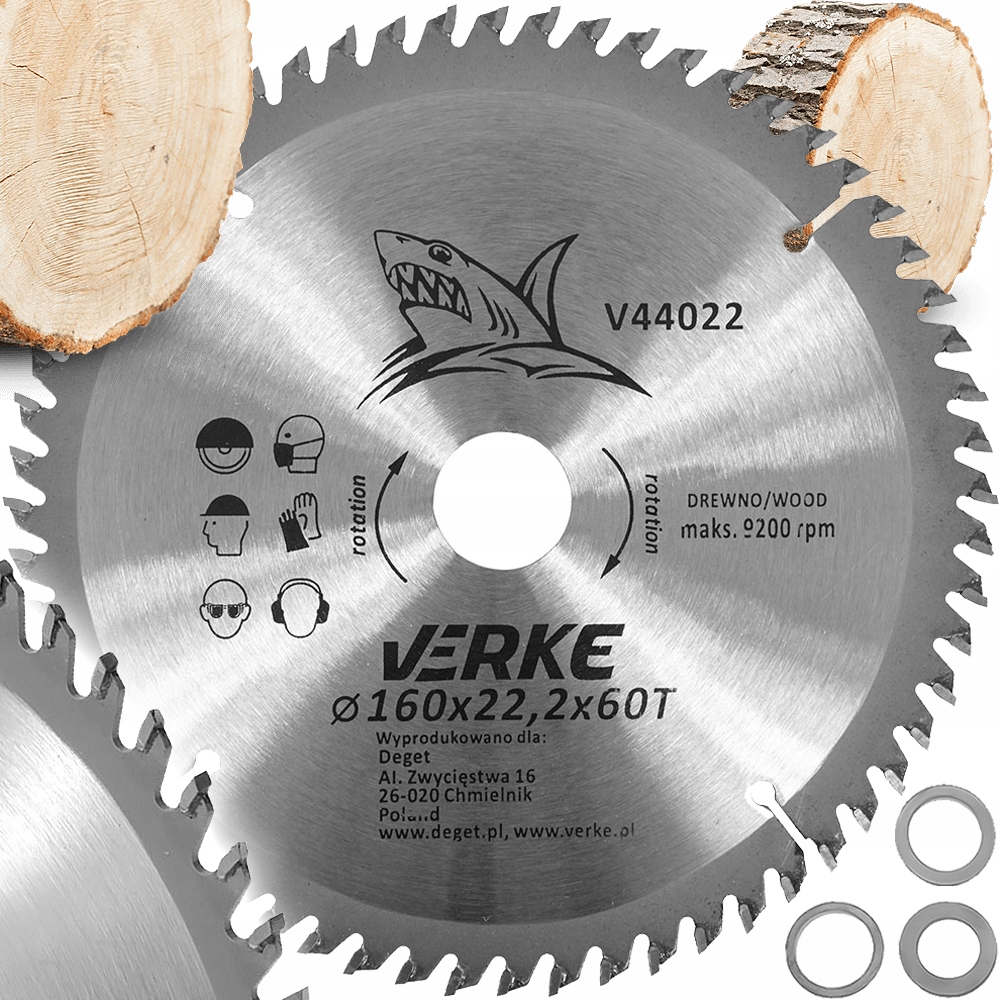 

Tarcza Piła Widiowa Drewna 160 x 22,2 mm 60T Widia