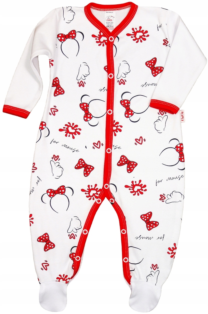 PAJAC pajacyk rozpinany MyszkaCzerwona r74 KLEKLE