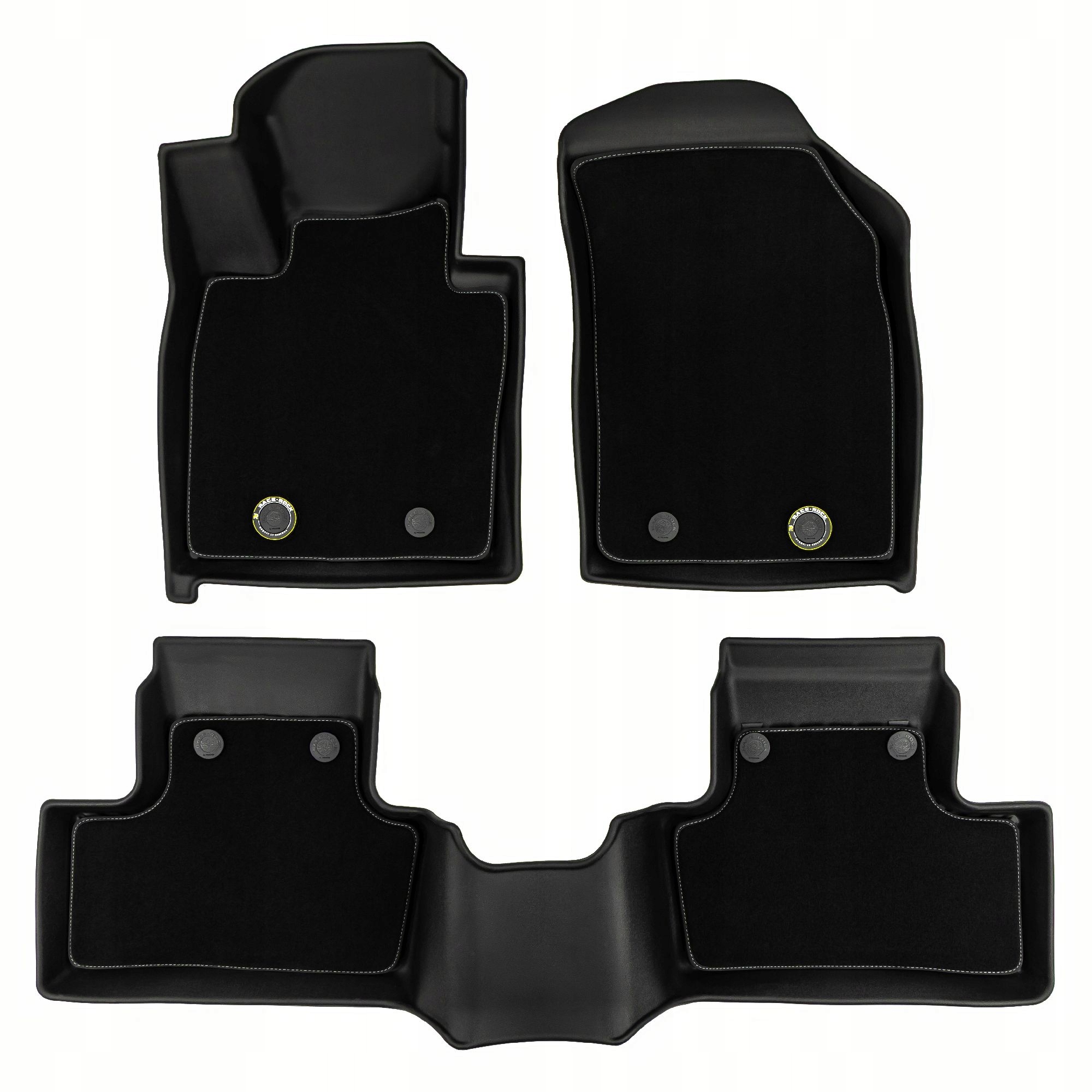 Koberce do auta 2v1 Race Rock pre Volvo XC60 II od roku 2017