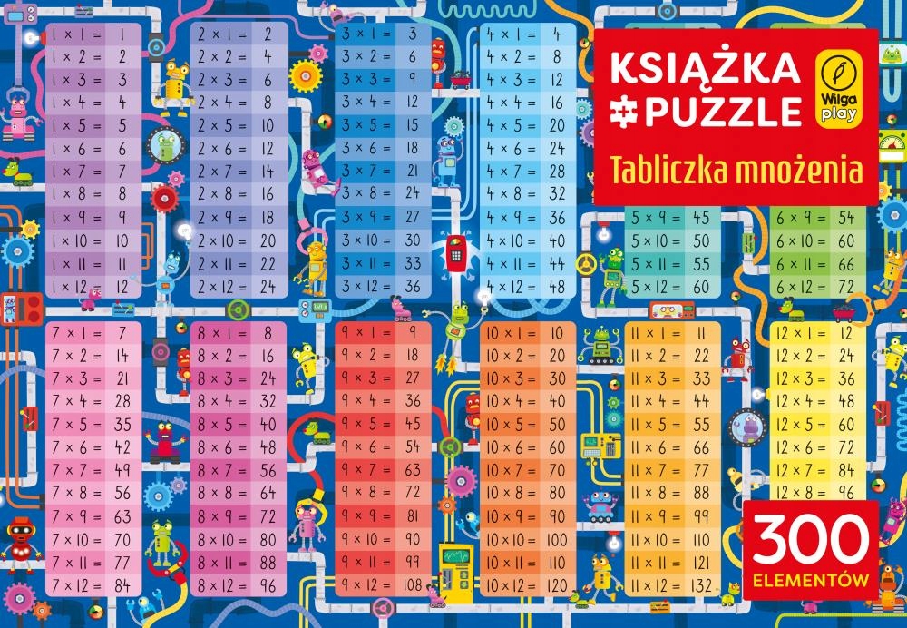 

Książka I Puzzle Tabliczka Mnożenia 300 Elementó..